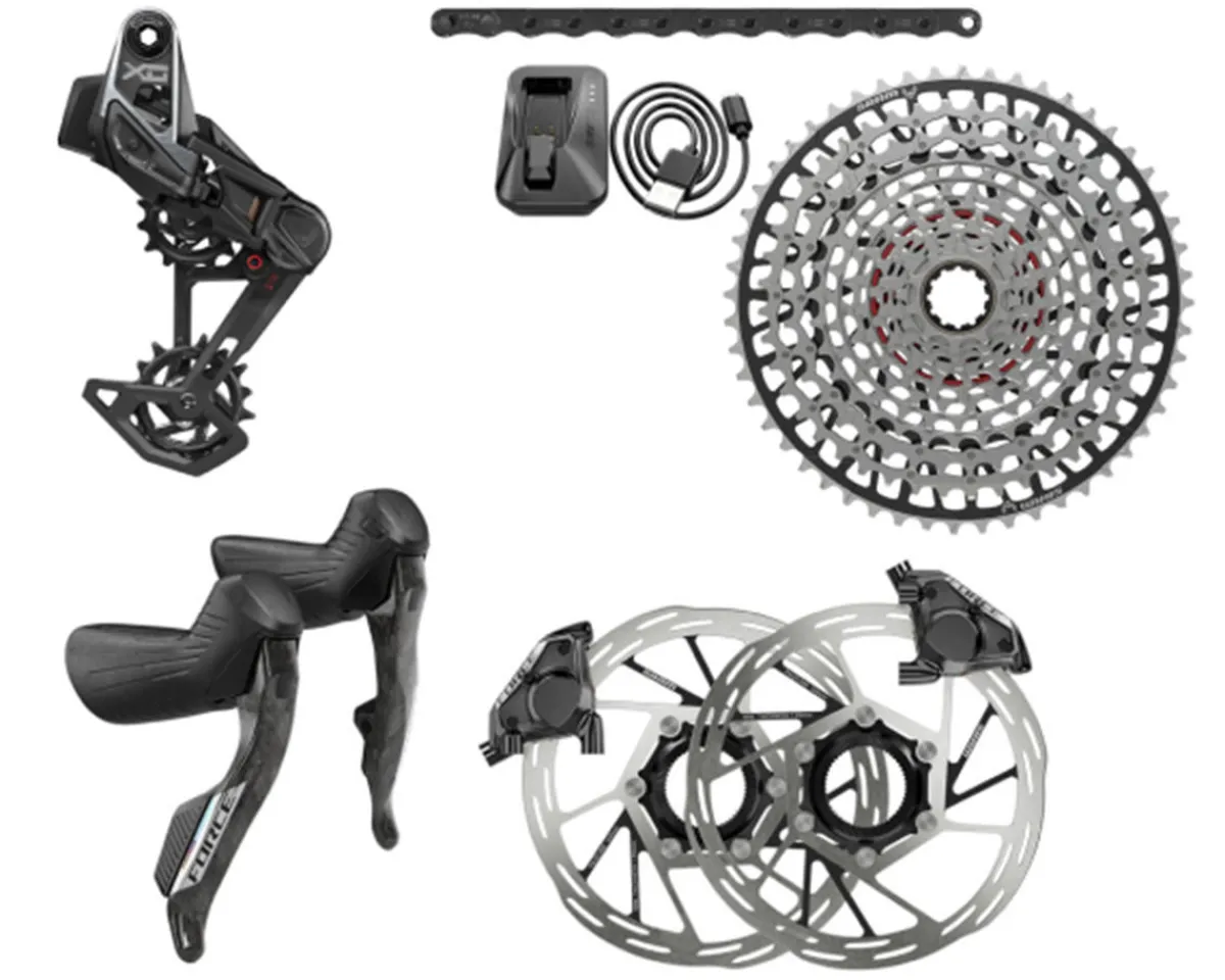 SRAM Groupsets|Force/XO1 AXS Transmission Mullet Groupset (Black) (1 x 12 Speed) (E1)