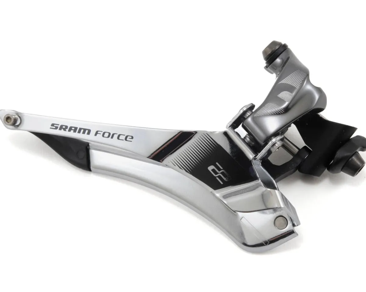SRAM Derailleurs & Parts|Force 22 Yaw Front Derailleur (2 x 11 Speed) (Braze-On) (Bottom Pull) (w/ Chain Spotter)
