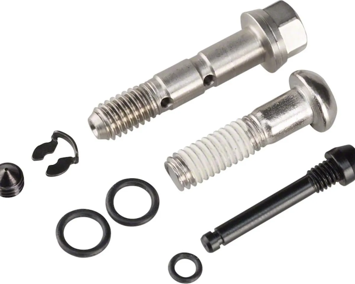 SRAM Brakes|Guide Stainless Steel Caliper Hardware Kit (Includes Body Bolt, Banjo Bolt, Bleed Screw, Pad Pin)
