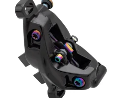 SRAM Brakes|Holiday Shopping|G2 Ultimate Disc Brake Caliper (Black w/ Rainbow Hardware) (Hydraulic) (Front or Rear) (Post Mount)