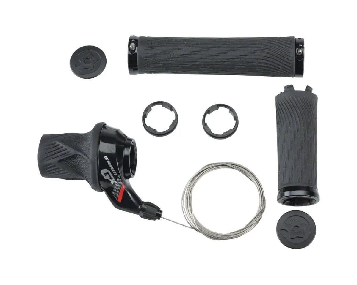 SRAM Shifters|GX Grip Shifter (Black/Red) (Right) (1 x 11 Speed)
