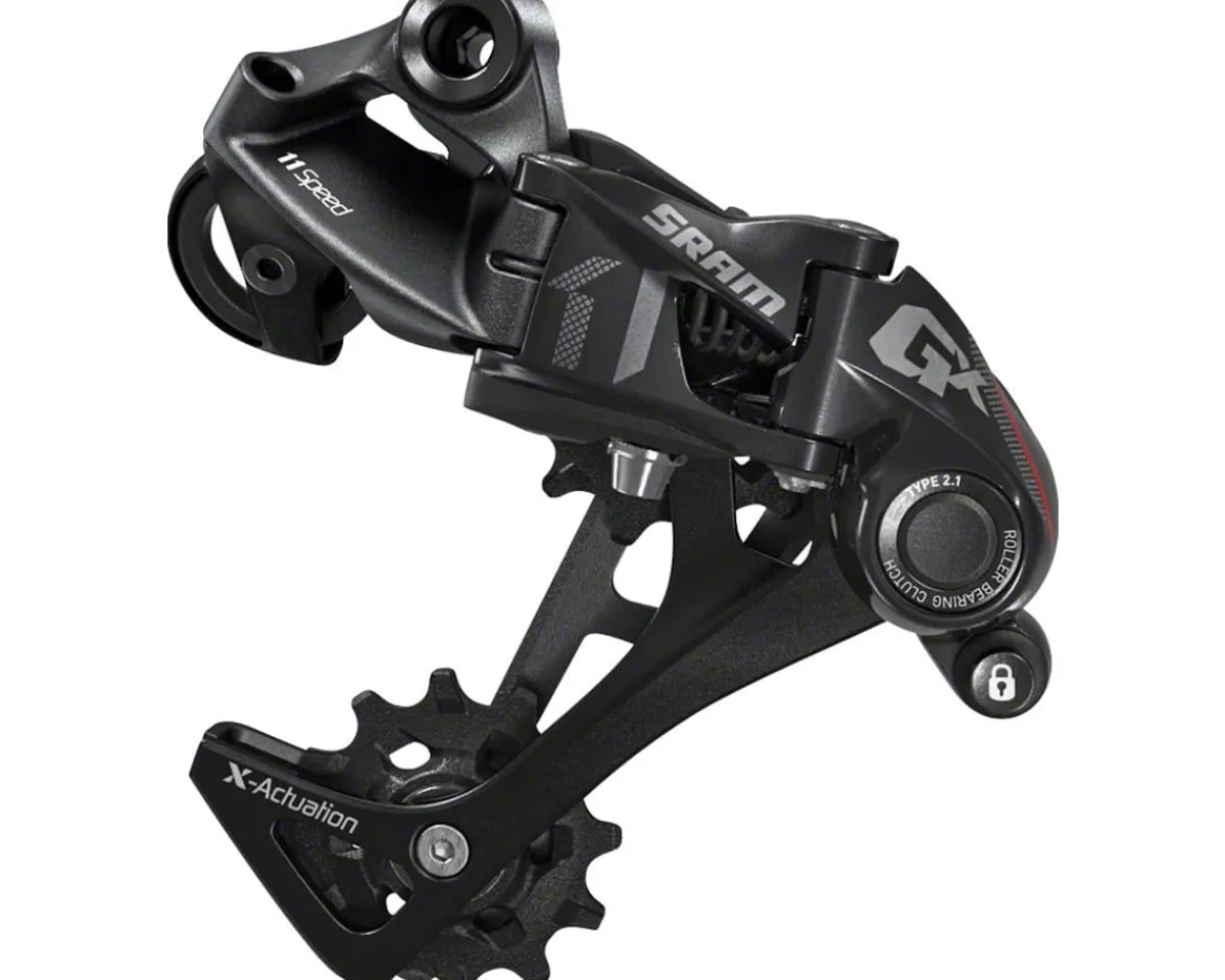 SRAM Derailleurs & Parts|GX Rear Derailleur (Black/Red) (1 x 11 Speed) (Long Cage) (Clutch)