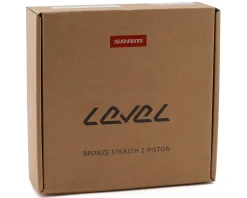SRAM Brakes|Level Bronze Stealth 2-Piston Disc Brake (Grey) (Post Mount) (Left) (Caliper Included)