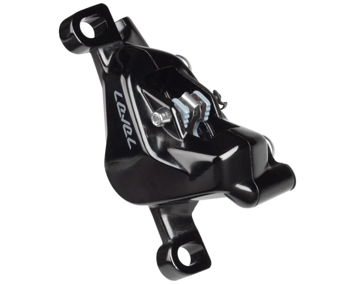 SRAM Brakes|Level Silver Stealth Disc Brake Caliper Assembly (Black) (Front/Rear) (Post Mount) (2-Piston) (C1)