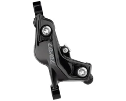 SRAM Brakes|Level Silver Stealth Disc Brake Caliper (Black) (Front/Rear) (Post Mount) (4-Piston) (C1)