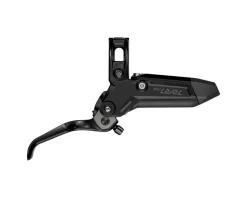 SRAM Brakes|Level Silver Stealth 4-Piston Hydraulic Disc Brake (Black) (Post Mount) (Left) (Caliper Included)