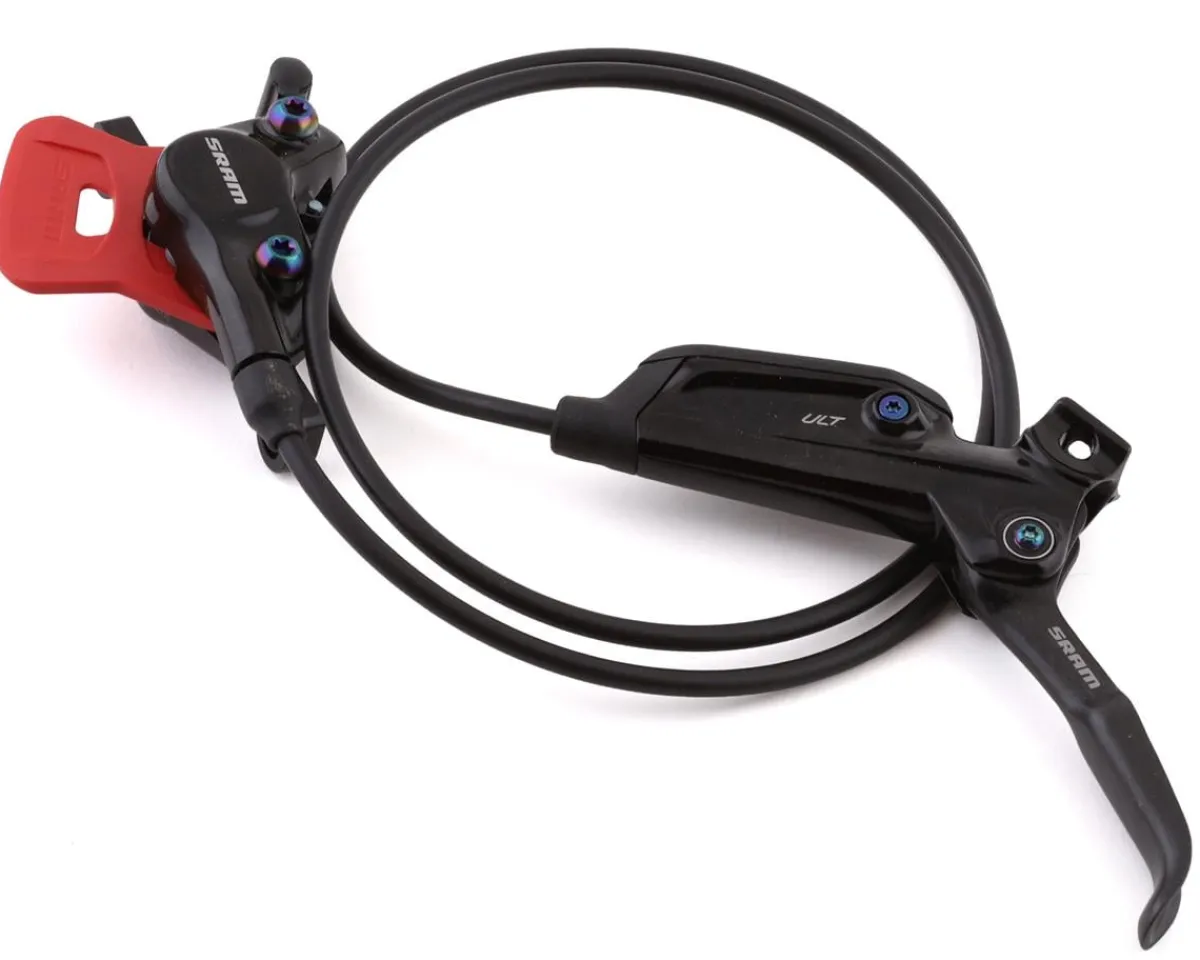 SRAM Brakes|Level Ultimate Disc Brake (Black/Rainbow) (Post Mount) (Left) (Caliper Included)