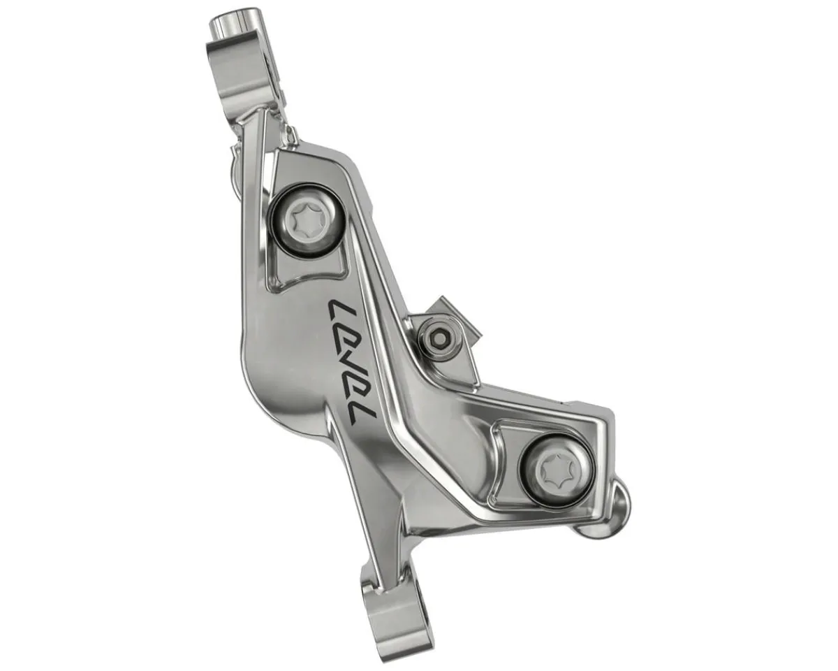 SRAM Brakes|Level Ultimate Stealth 4-Piston Hydraulic Disc Brake (Black/Silver) (Left) (Caliper Included)