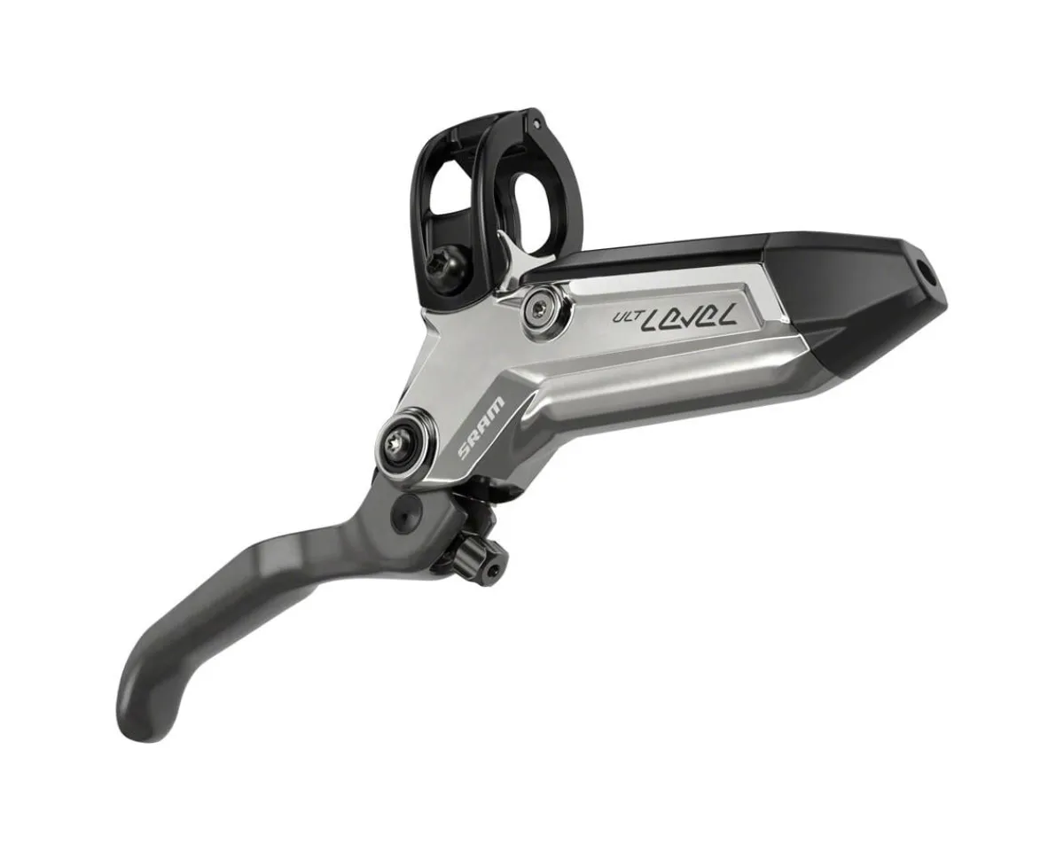 SRAM Brakes|Level Ultimate Stealth 4-Piston Hydraulic Disc Brake (Black/Silver) (Left) (Caliper Included)
