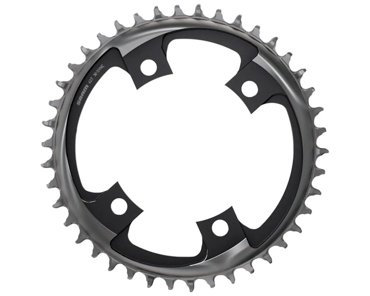 SRAM Chainrings & Accessories|107mm BCD x 4-Bolt 1 x 12-Speed X-Sync Chainring (Polar Grey) (40T)