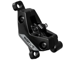 SRAM Brakes|Replacement Parts|Motive Silver A1 Hydraulic Disc Brake Caliper Assembly (Gloss Black) (Front or Rear) (Post Mount)