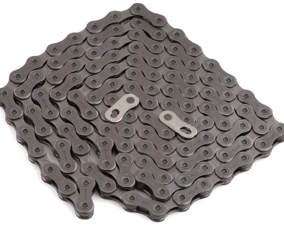SRAM Replacement Parts|Chains & Accessories|NX Eagle Chain (Silver) (12 Speed) (126 Links) (w/ PowerLock)
