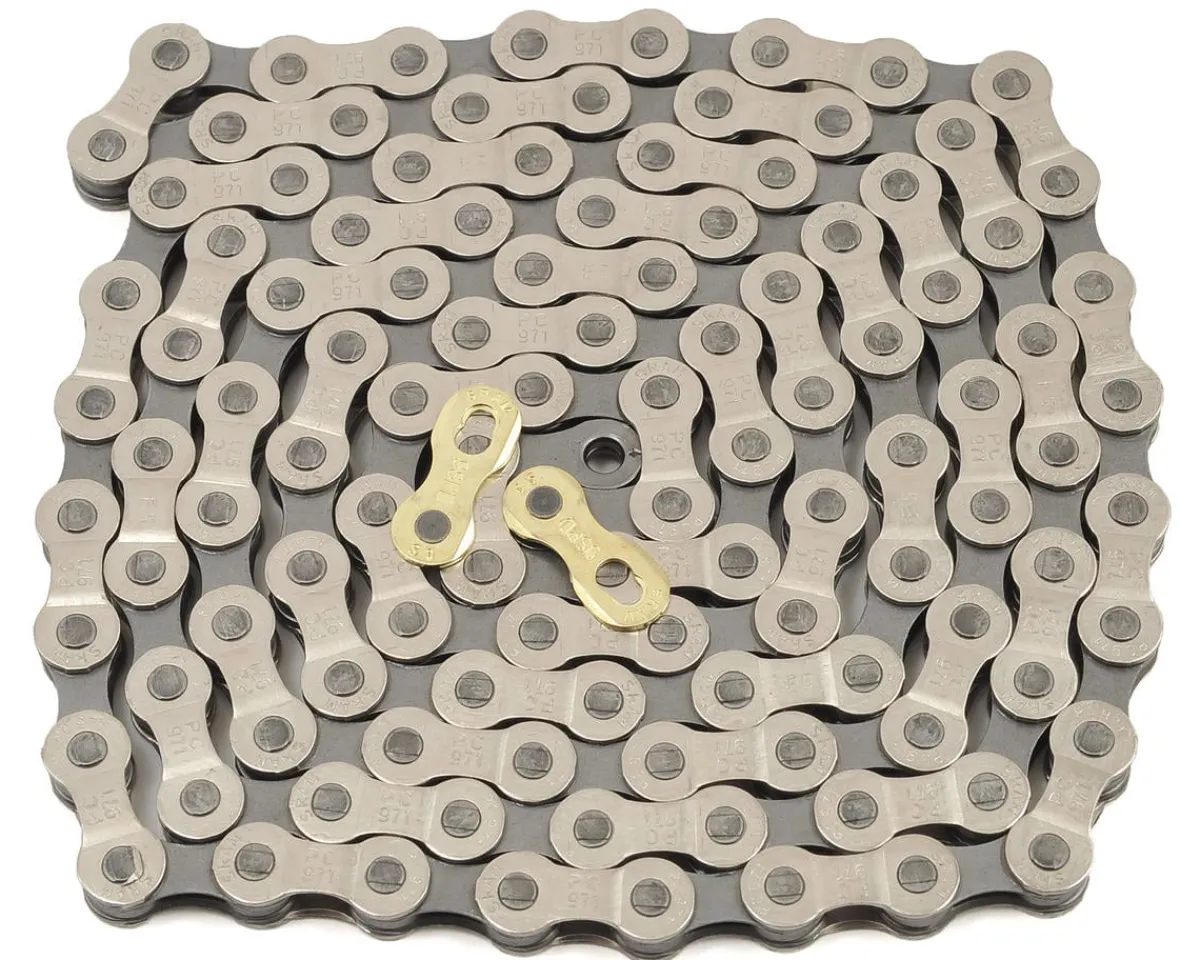 SRAM Chains & Accessories|PC-971 PowerLink Chain (Silver/Grey) (9 Speed) (114 Links)