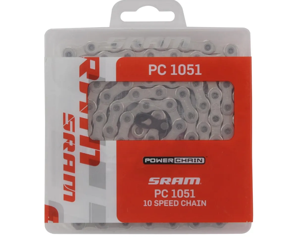SRAM Chains & Accessories|Holiday Shopping|PC-1051 PowerLock Chain (Silver) (10 Speed) (114 Links)