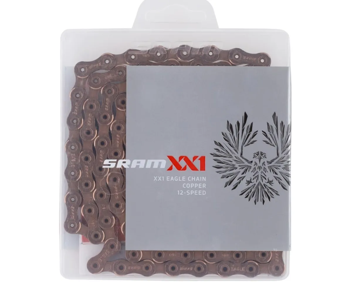 SRAM Replacement Parts|Chains & Accessories|PC XX1 Eagle Chain (Copper) (12 Speed) (126 Links) (w/ PowerLock)