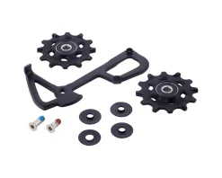 SRAM Derailleurs & Parts|Rear Derailleur Pulley Kit and Type 2.1 Long Cage Assembly (Black) (GX 1 X 11/Force1/Rival1)