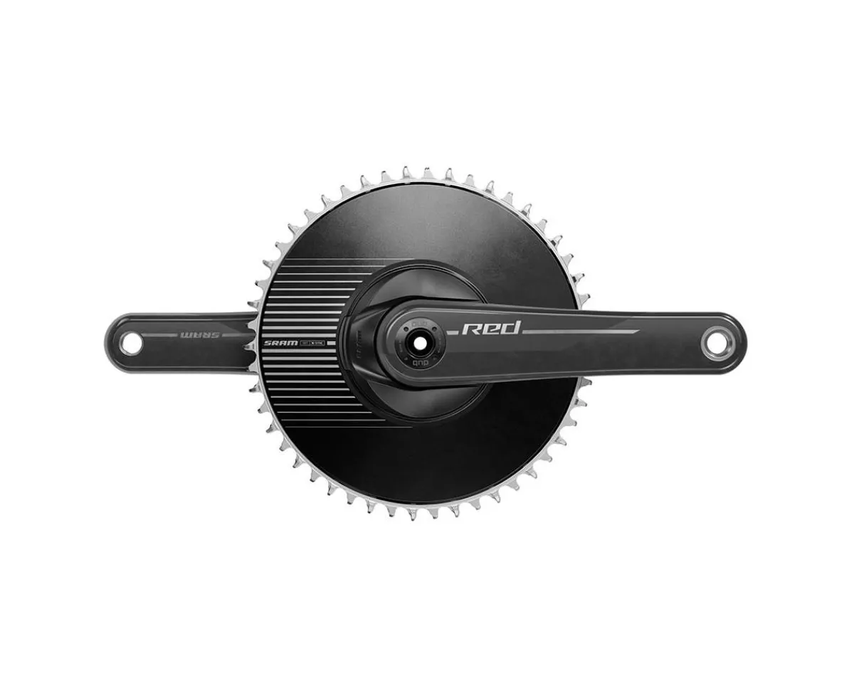 SRAM Electronic Shifting|Cranksets & Parts|RED AXS Aero Crankset (Natural Carbon) (1 x 12 Speed) (E1) (160mm) (50T) (DUB Spindle)