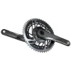 SRAM Electronic Shifting|Cranksets & Parts|RED AXS Crankset (Black) (2 x 12 Speed) (DUB Spindle) (175mm) (46/33T) (2023)