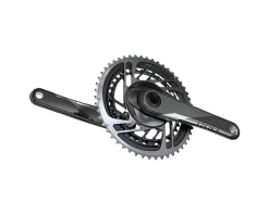 SRAM Electronic Shifting|Cranksets & Parts|RED AXS Crankset (Black) (2 x 12 Speed) (DUB Spindle) (175mm) (46/33T) (2023)