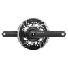 SRAM Electronic Shifting|Cranksets & Parts|RED AXS Direct Mount Crankset (Natural Carbon) (2 x 12 Speed) (E1) (160mm) (46/33T) (DUB Spindle)