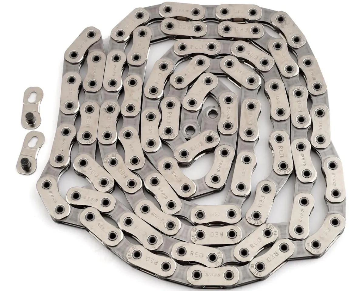 SRAM Replacement Parts|Electronic Shifting|Red AXS Flattop Road Chain (Silver) (12 Speed) (114 Links) (D1) (2023)
