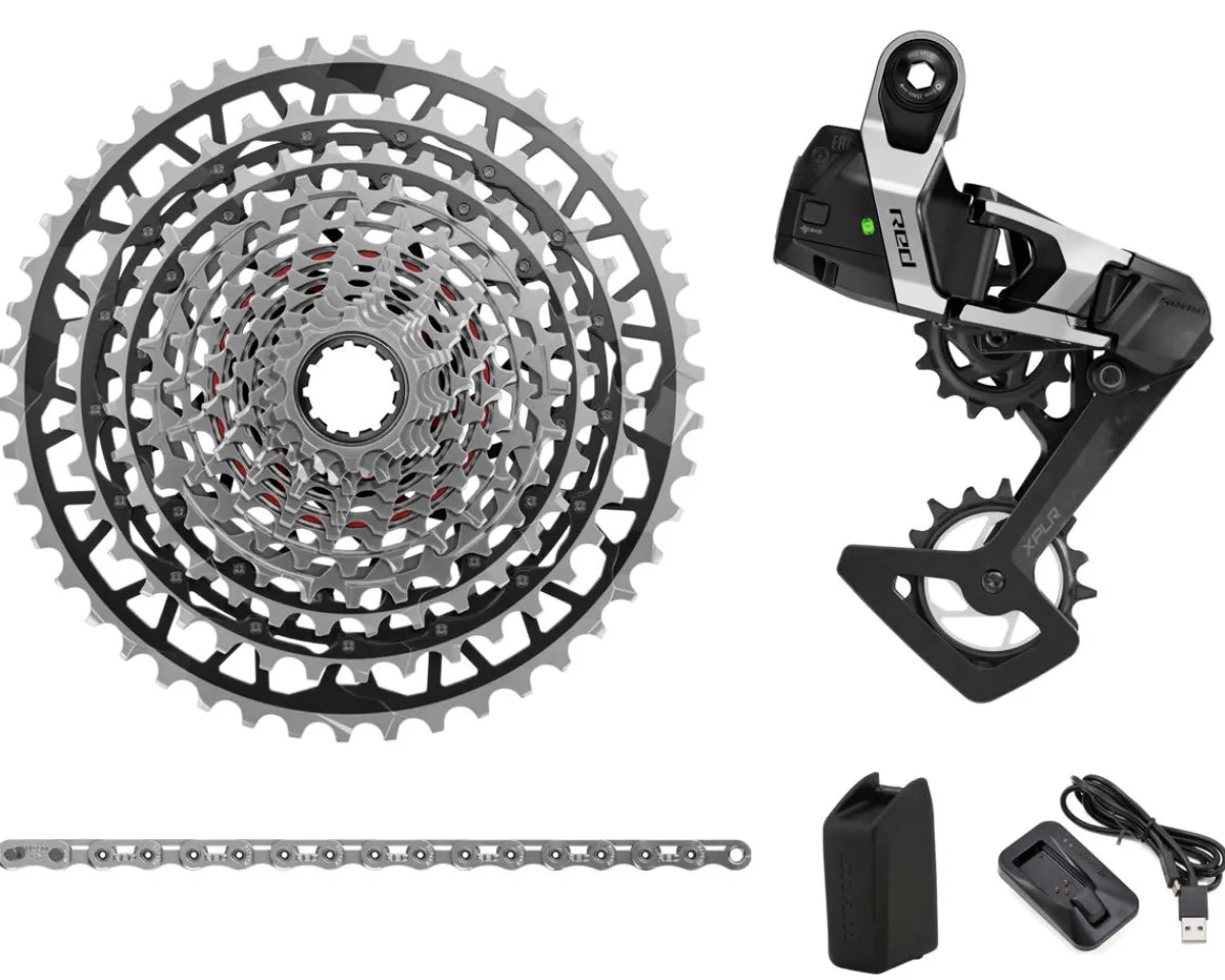 SRAM Electronic Shifting|Derailleurs & Parts|RED XPLR AXS Upgrade Kit (Black) (1 x 13 Speed) (10-46T) (E1)