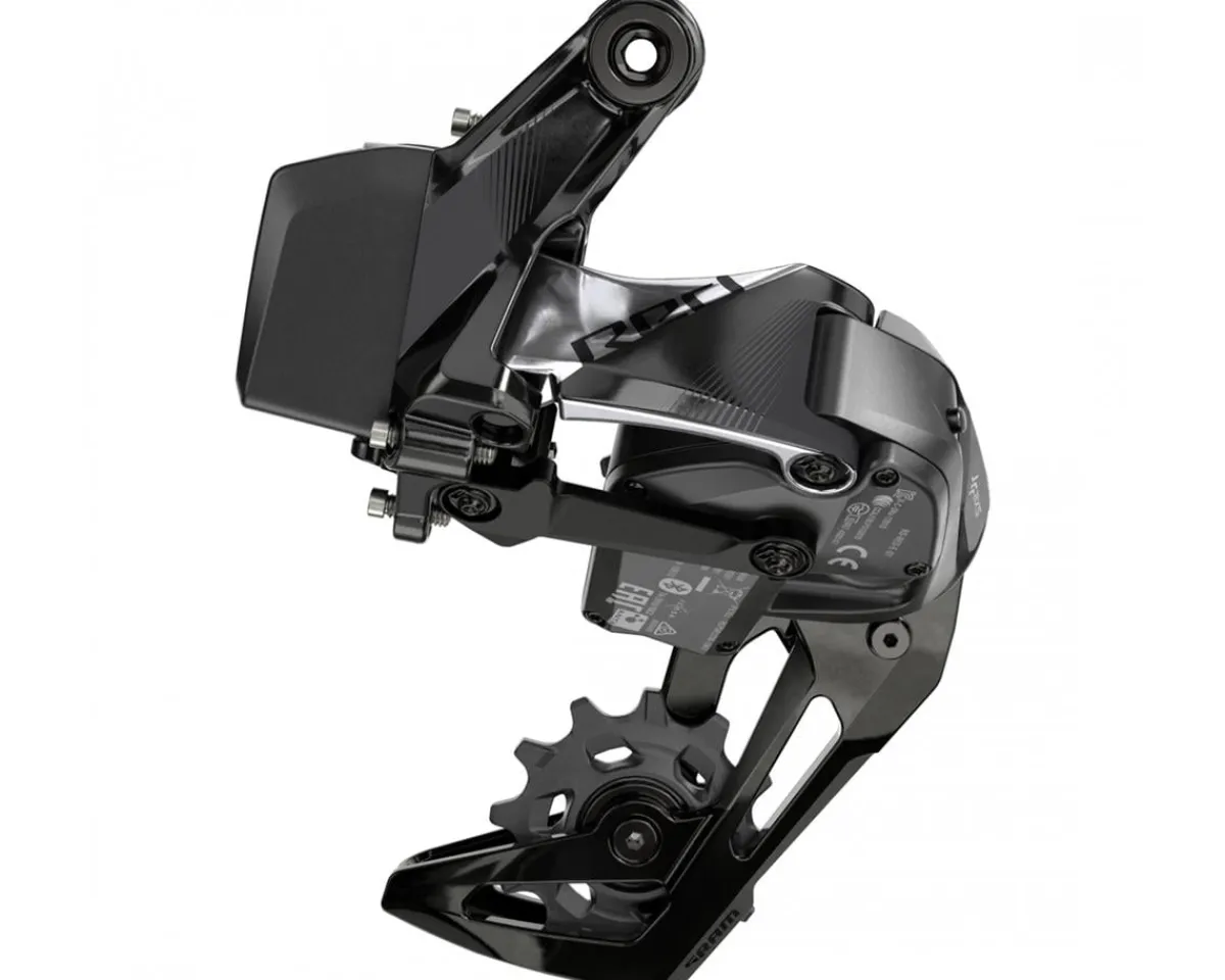 SRAM Electronic Shifting|Derailleurs & Parts|Red XPLR eTap AXS Rear Derailleur (Black/Silver) (12 Speed) (D1) (Long Cage) (Electronic)