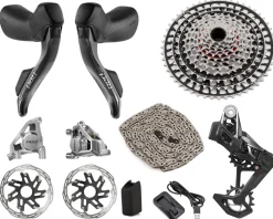 SRAM Electronic Shifting|Groupsets|RED/XX SL Eagle AXS Transmission Mullet Groupset (Black) (1 x 12 Speed) (10-52T) (E1) (UDH)