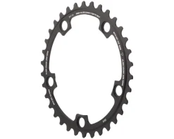 SRAM Chainrings & Accessories|Red Yaw Chainring (Black) (2 x 10 Speed) (110mm BCD) (Inner) (34T)