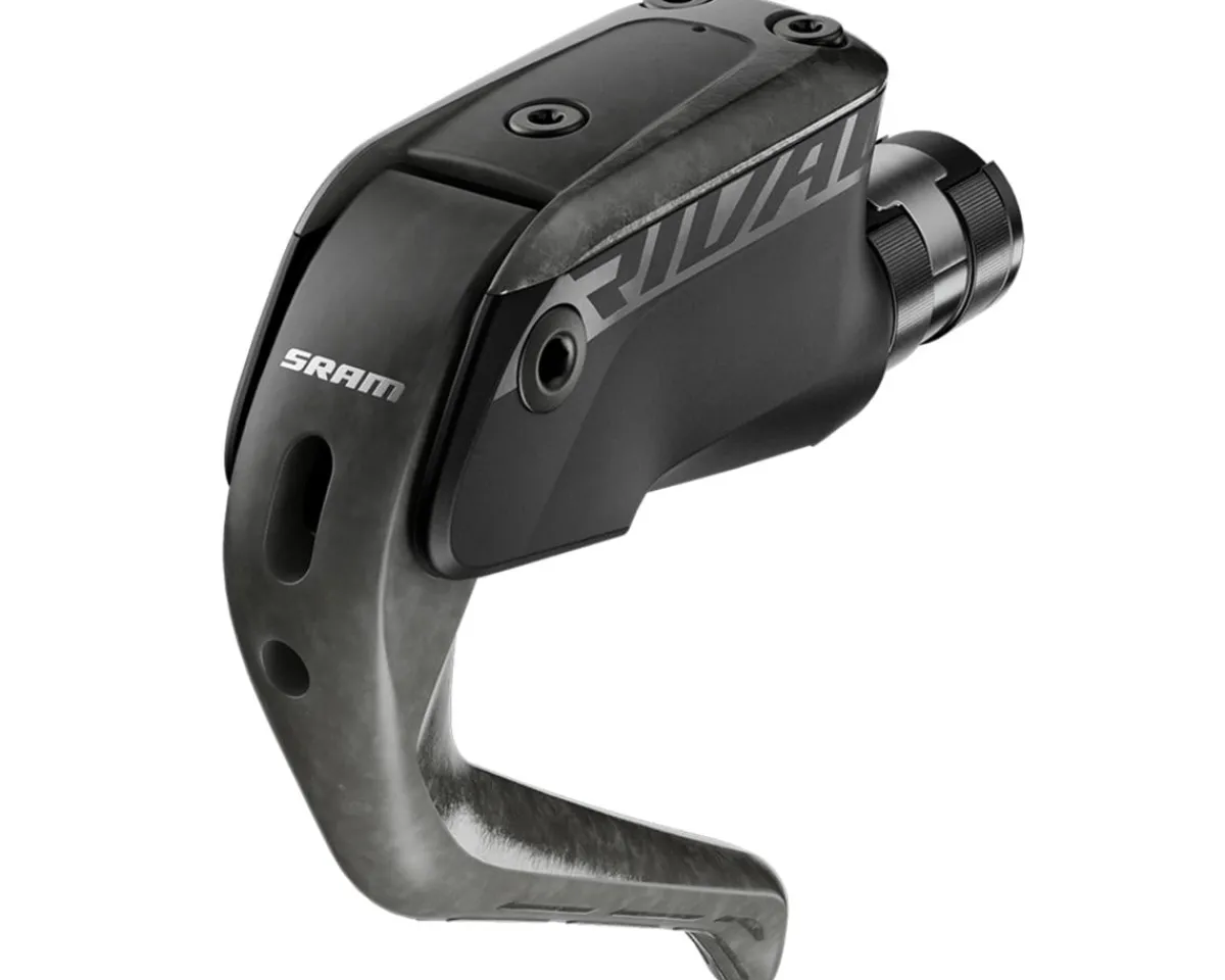 SRAM Brakes|Rival Aero Hydraulic Disc Brake Lever Kit (Black Anodized) (E1) (Left) (Flat Mount)