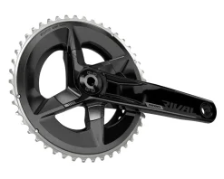 SRAM Electronic Shifting|Cranksets & Parts|Rival AXS Crankset (Black) (2 x 12 Speed) (DUB Spindle) (D1) (172.5mm) (46/33T) (107 BCD) (Bottom Bracket Not Included)