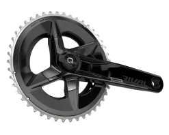 SRAM Bike Computers|Power Meters|Rival AXS Crankset w/ Quarq Power Meter (Black) (2 x 12 Speed) (DUB Spindle) (D1) (175mm) (48/35T) (107 BCD) (Bottom Bracket Not Included)