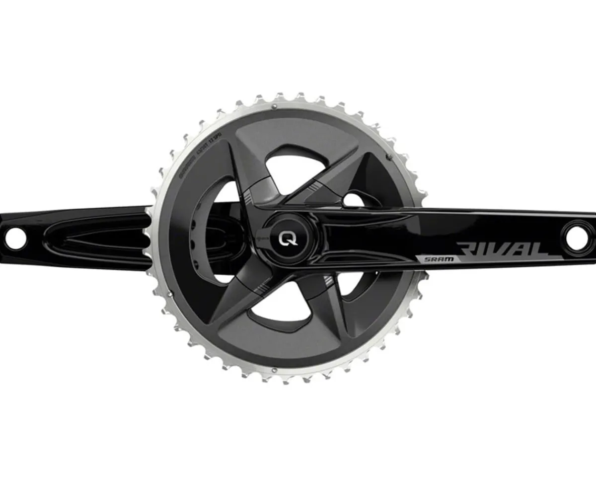 SRAM Bike Computers|Power Meters|Rival AXS Wide Power Meter Crankset (Black) (2 x 12 Speed) (DUB Spindle) (175mm) (43/30T) (Quarq)