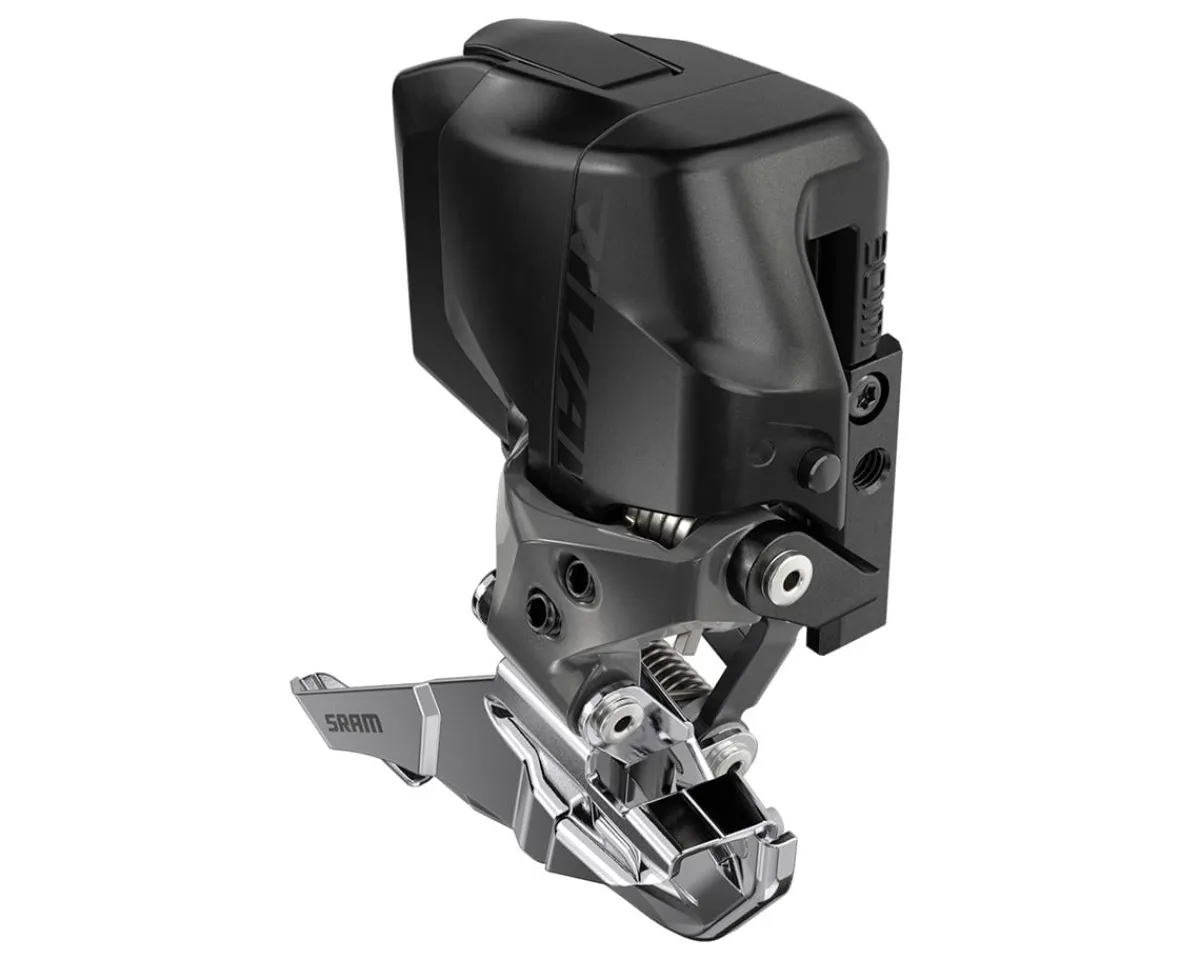 SRAM Electronic Shifting|Derailleurs & Parts|Rival eTap AXS Front Derailleur (Black/Silver) (2 x 12 Speed) (Braze-On) (Wide)