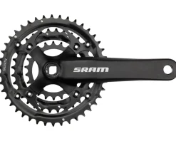 SRAM Cranksets & Parts|Holiday Shopping|S-600 Crankset (Black) (3 x 8 Speed) (175mm) (42/32/22T) (Square-Taper)