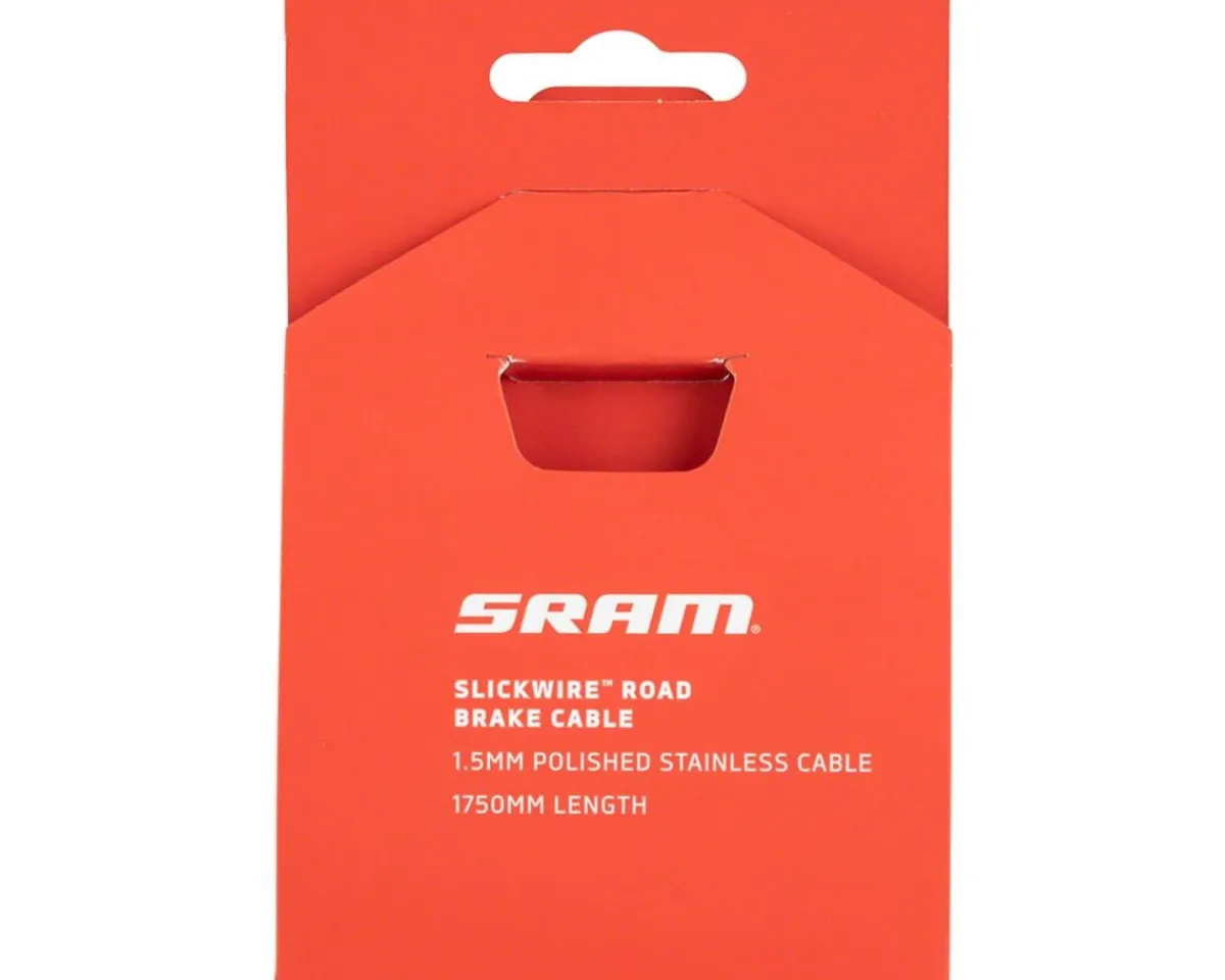 SRAM Brakes|Cables & Housing|Slickwire Road Brake Cable (Silver) (1.5mm) (1750mm)