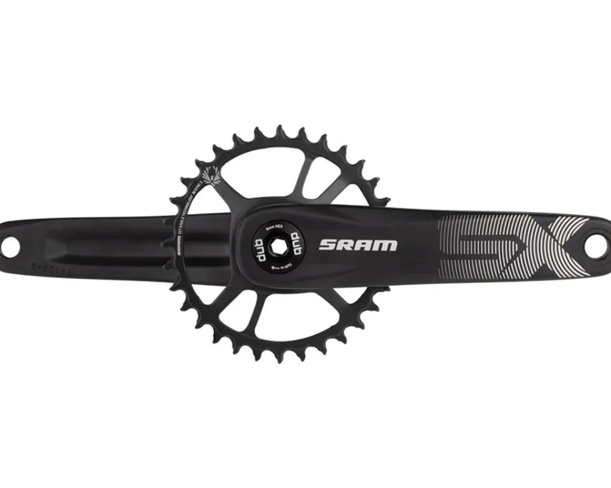 SRAM Cranksets & Parts|SX Eagle DUB Boost Crankset (Black) (w/ X-Sync 2 DM Steel Chainring) (165mm) (32T) (1 x 11/12 Speed)