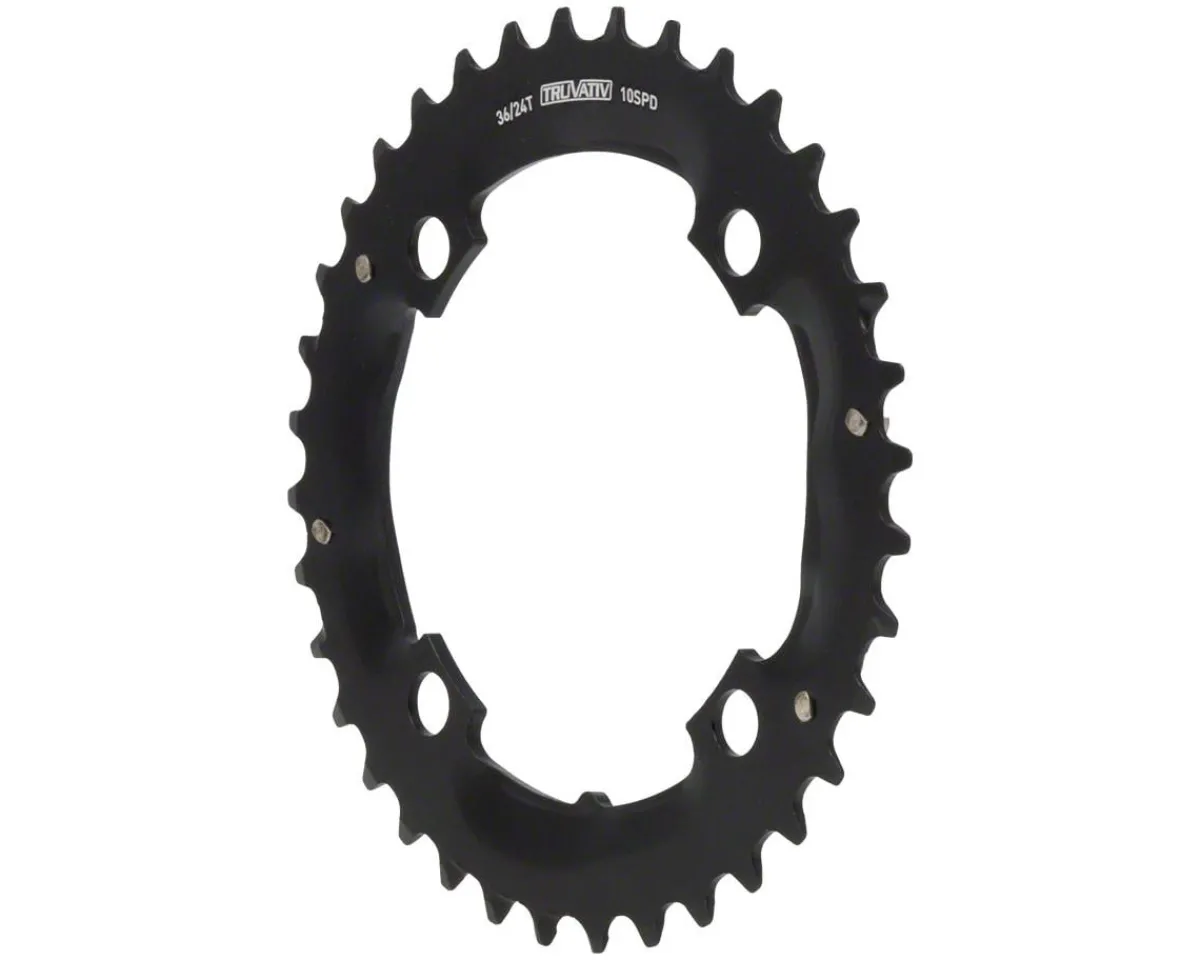 SRAM Chainrings & Accessories|Truvativ Chainring for Specialized Crankset (Black) (2 x 10 Speed) (Outer) (36T) (104mm BCD)