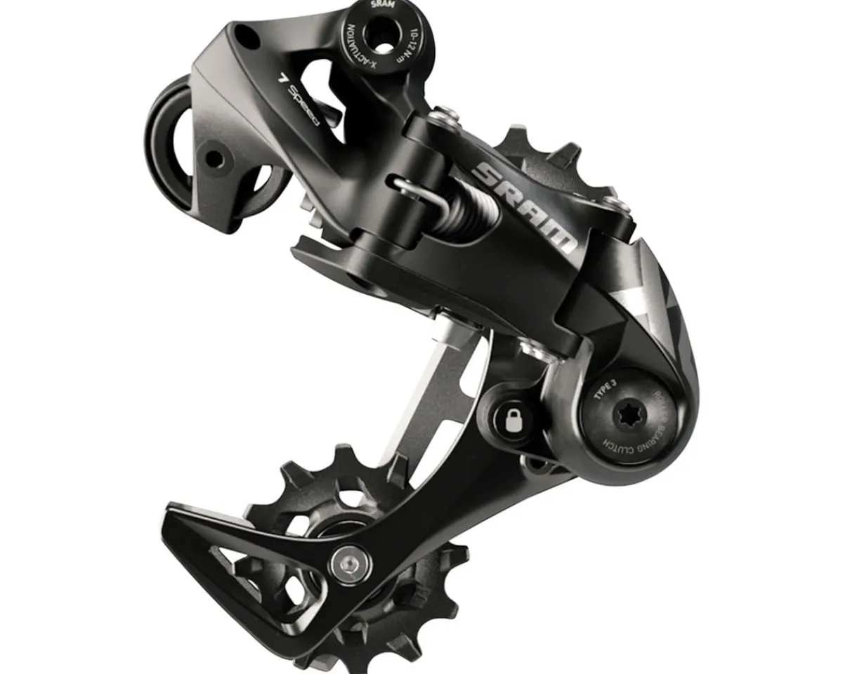SRAM Derailleurs & Parts|X01 DH Rear Derailleur (Black) (7 Speed) (w/ Clutch) (A3) (Short Cage)
