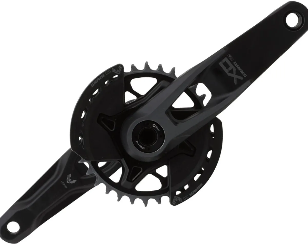 SRAM Bike Computers|Power Meters|X0 Eagle T-Type AXS Power Meter Wide Crankset (Black) (12 Speed) (170mm) (32T) (DUB)