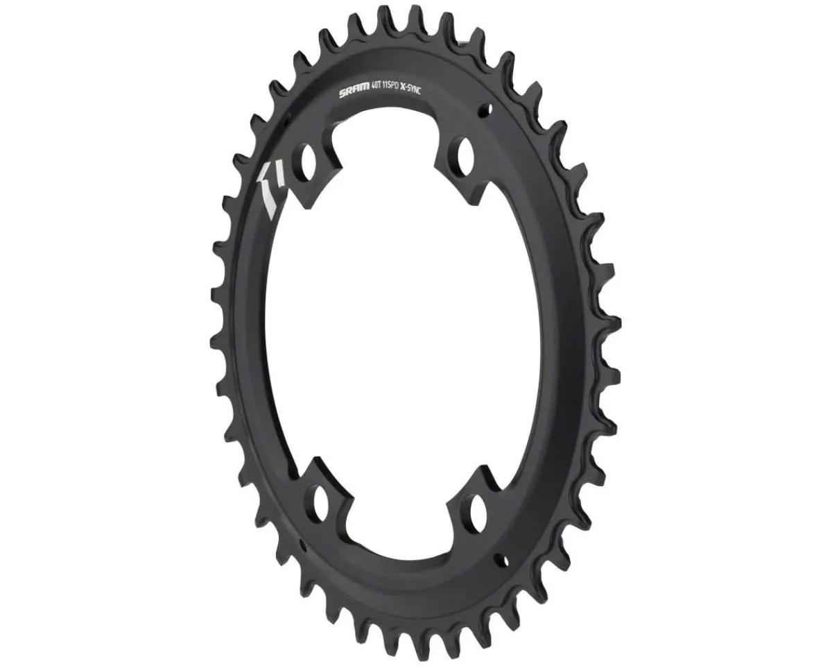 SRAM Chainrings & Accessories|X-Sync Chainring (Black) (1 x 10/11 Speed) (Apex 1) (Single) (40T) (110mm Asym. BCD)