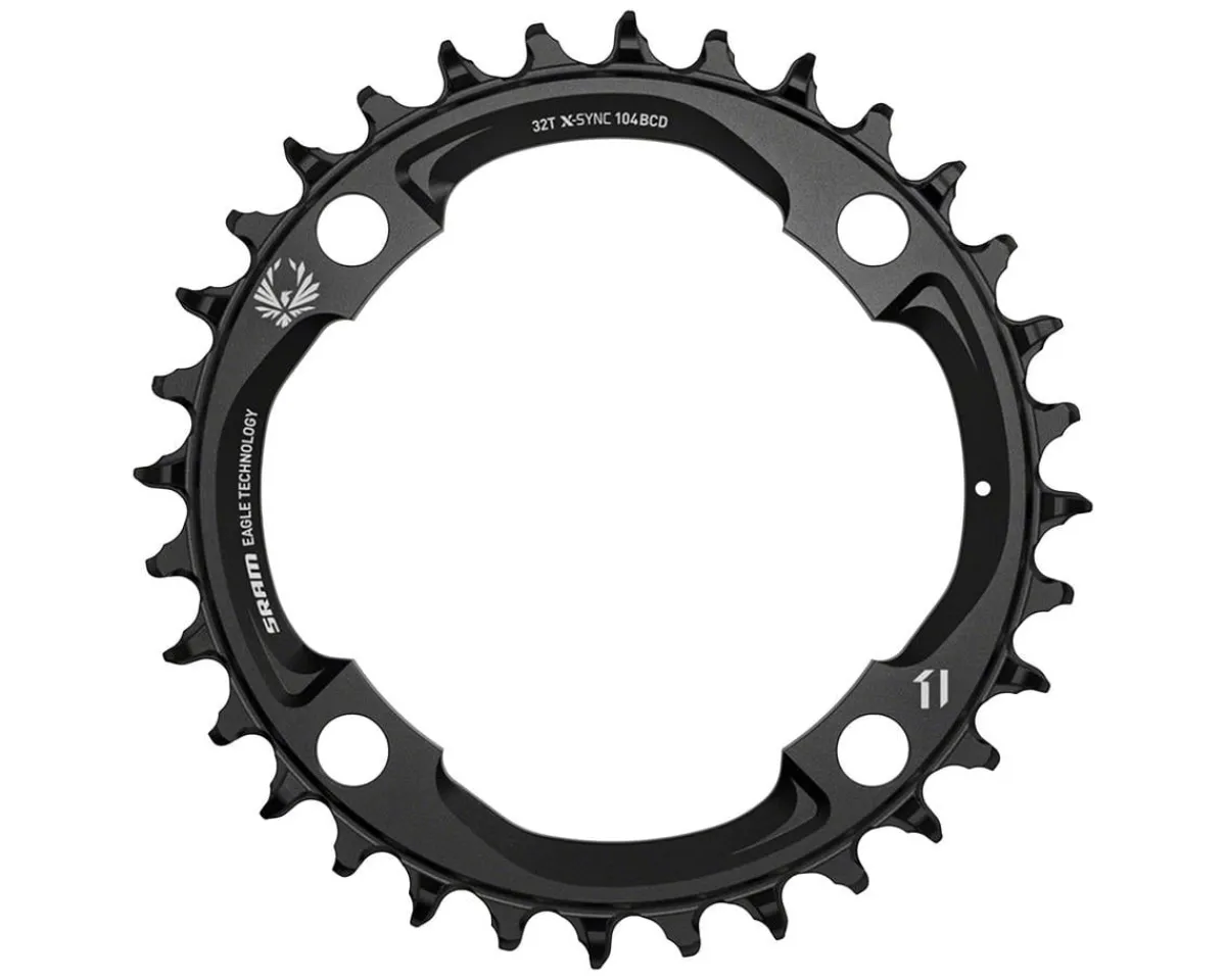 SRAM Chainrings & Accessories|X-Sync 2 Eagle Chainring (Black) (1 x 12 Speed) (104mm BCD) (Single) (32T) (Mahle)