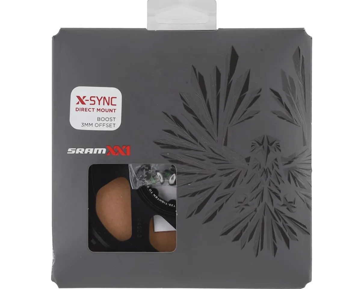 SRAM Chainrings & Accessories|X-Sync 2 Eagle Direct Mount Oval Chainring (Black) (1 x 10/11/12 Speed) (Single) (3mm Offset/Boost) (32T)