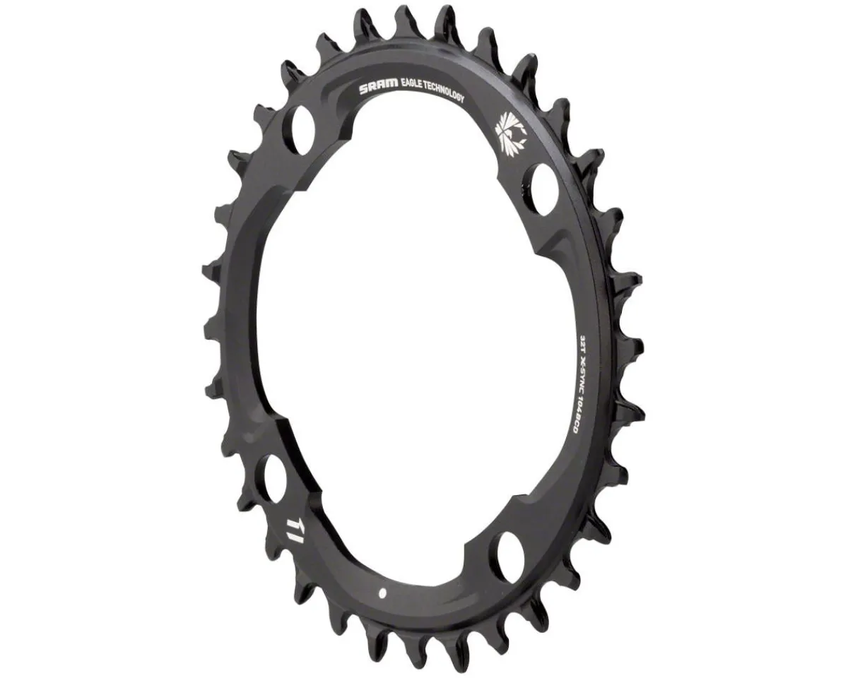 SRAM Chainrings & Accessories|X-Sync2 Eagle E-MTB Chainring (Black) (11/12 Speed) (94 BCD x 4-Bolt) (30T)