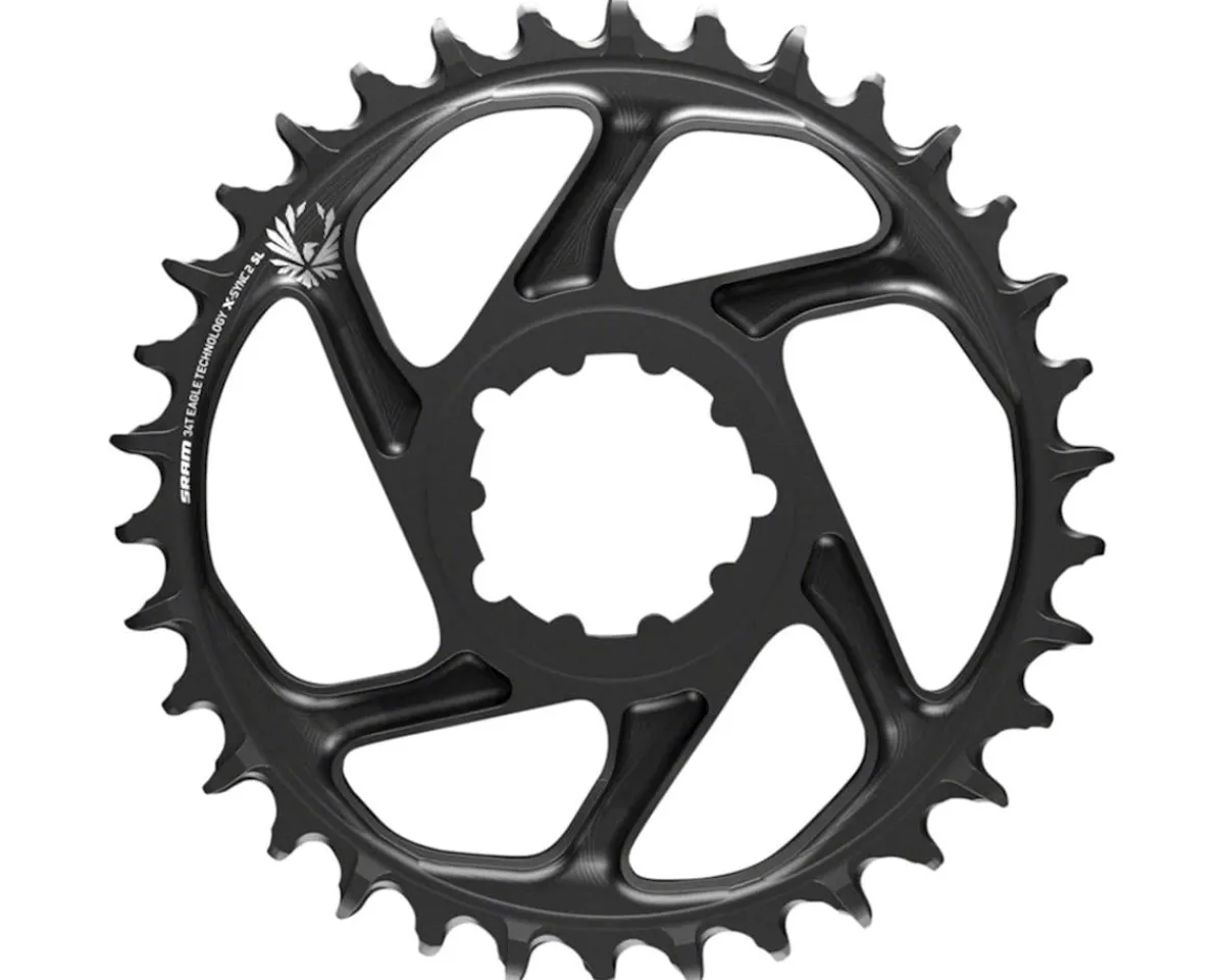 SRAM Chainrings & Accessories|X-Sync 2 Eagle SL DM Chainring (Black/Grey Logo) (6mm Offset) (34T)