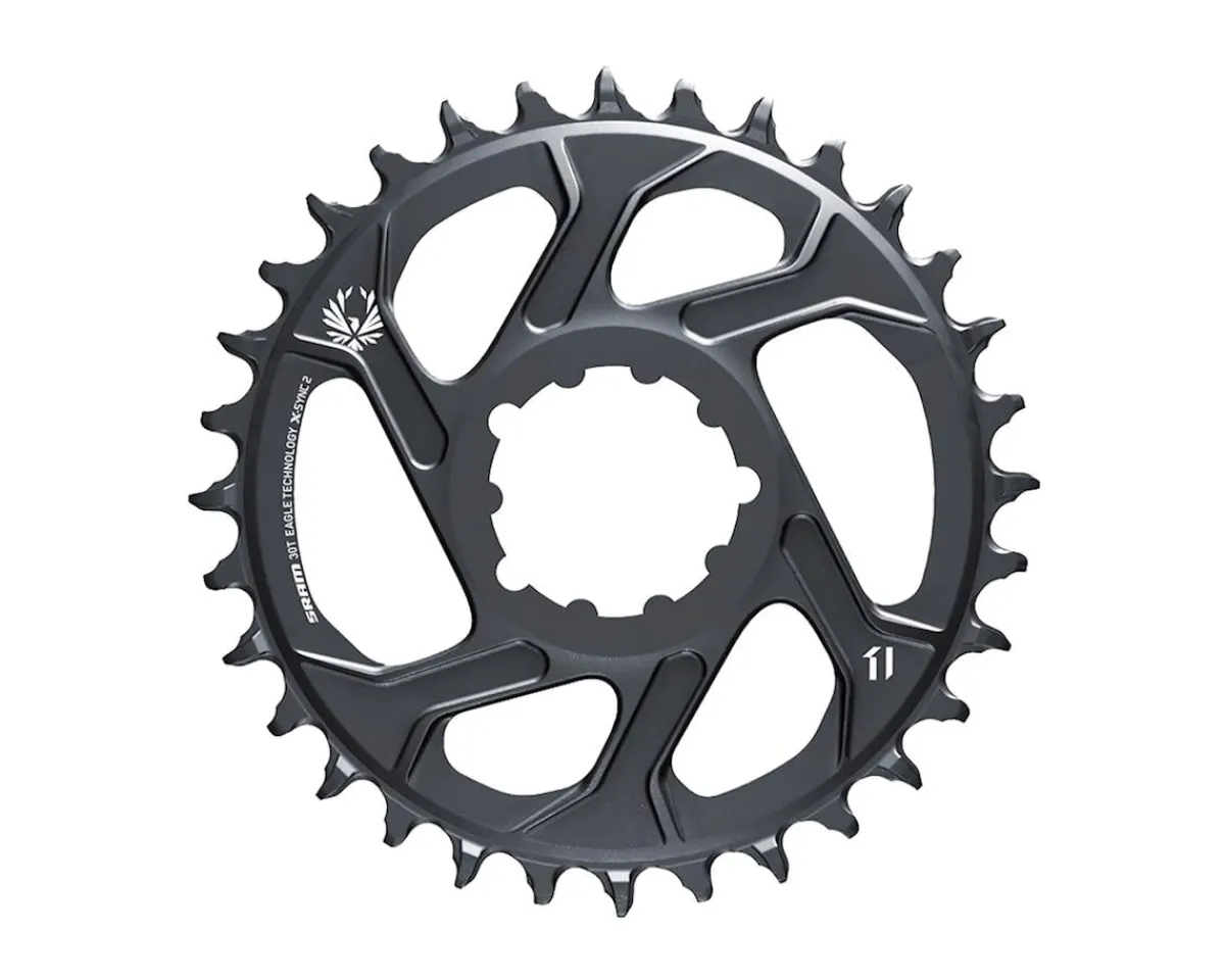 SRAM Chainrings & Accessories|X-SYNC 2 SL XX1 Eagle Chainring (Lunar Grey) (12 Speed) (Direct Mount) (30T) (6mm Offset) (Alloy)
