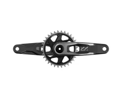 SRAM Cranksets & Parts|XX Downhill T-Type Crankset (Black) (7 Speed) (165mm) (34T) (6mm Offset Chainring) (56.5mm Chainline) (DUB Wide Spindle)