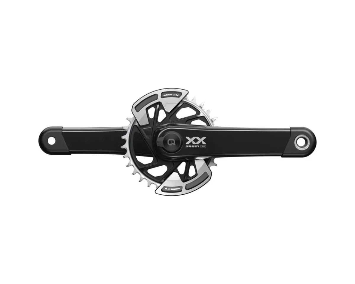 SRAM Bike Computers|Power Meters|XX Eagle AXS Transmission Power Meter Wide Crankset (Black) (12 Speed) (165mm) (32T) (DUB)