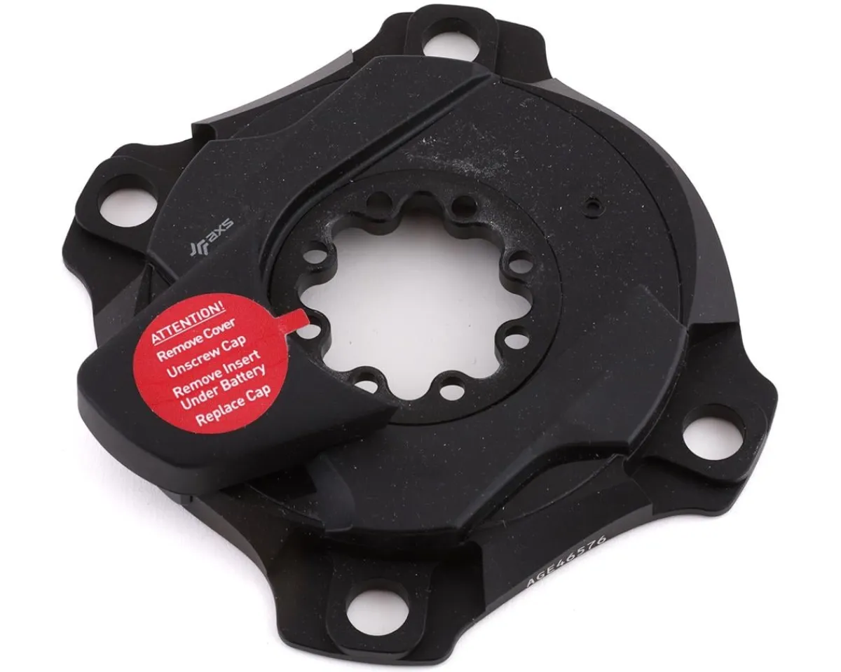 SRAM Bike Computers|Power Meters|2x/1x Powermeter Spider for RED & Force AXS Cranks (Black) (107mm BCD) (D1)