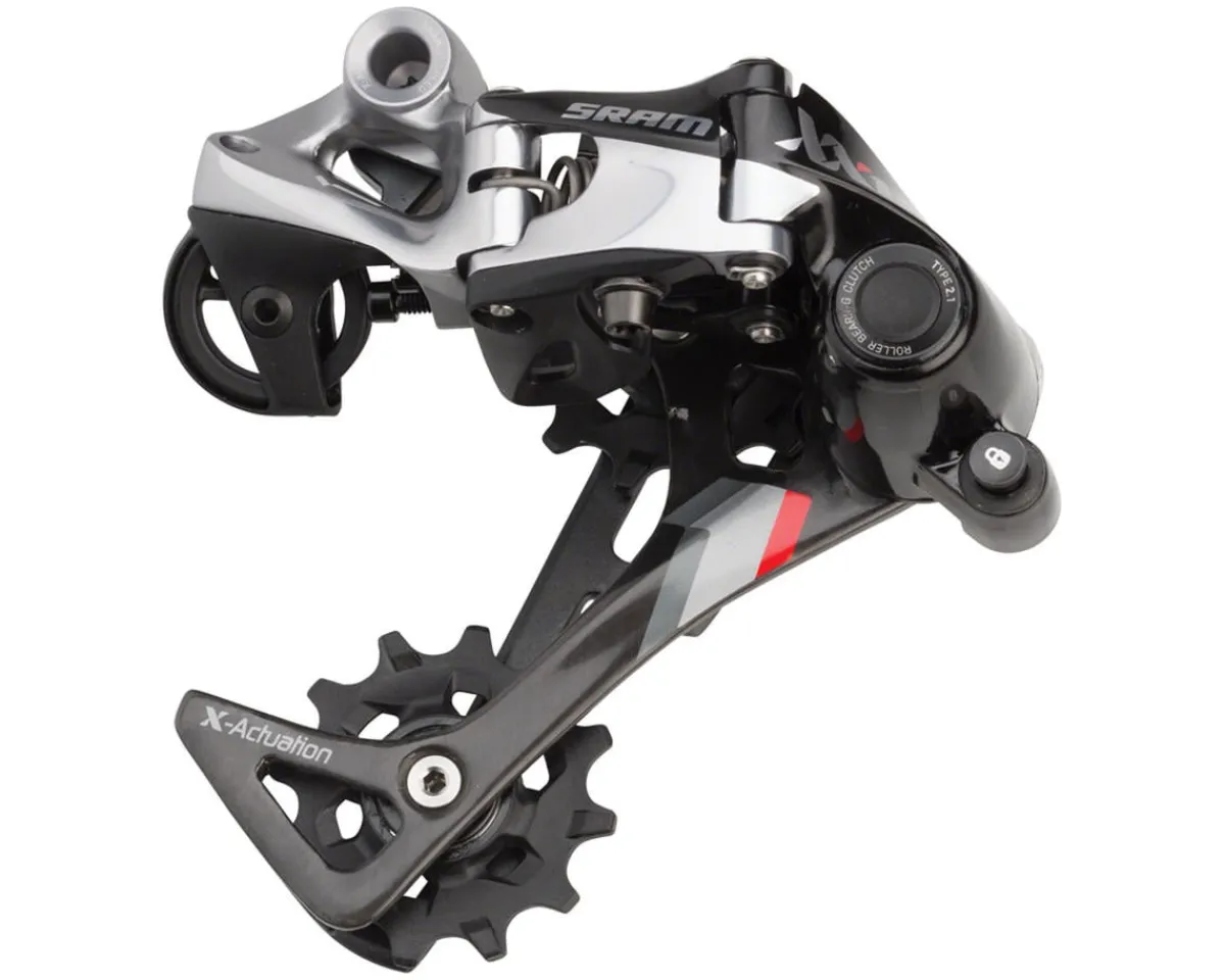 SRAM Derailleurs & Parts|XX1 Rear Derailleur (Black/Red) (1 x 11 Speed) (Medium Cage) (Clutch)